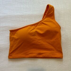 Klassy network one shoulder cropped tank